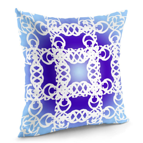 Image of Blue Pillow Cover