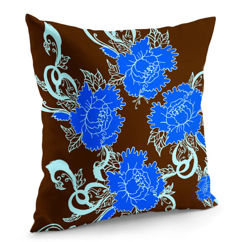 Image of Blue Pillow Cover