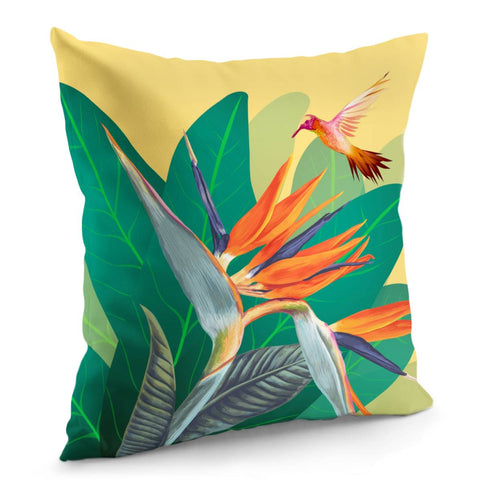 Image of Strelitzia Reginae Aiton Pillow Cover