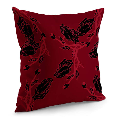 Image of Red Pillow Cover