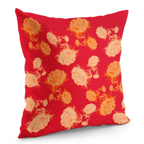 Image of Red Pillow Cover