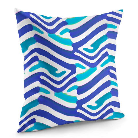 Image of Colored Abstract Print Pillow Cover