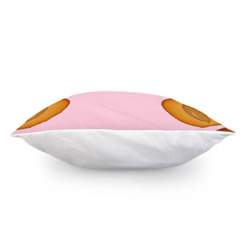 Image of Peaches Pink Pattern Pillow Cover