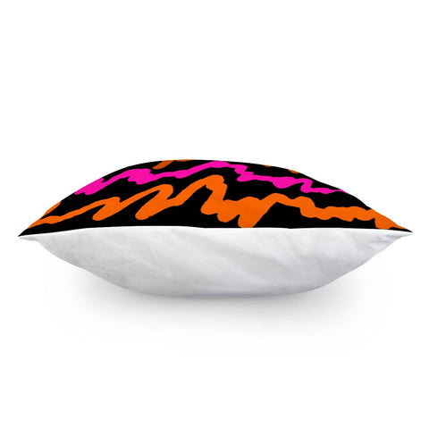 Image of Multicolored Scribble Abstract Pattern Pillow Cover