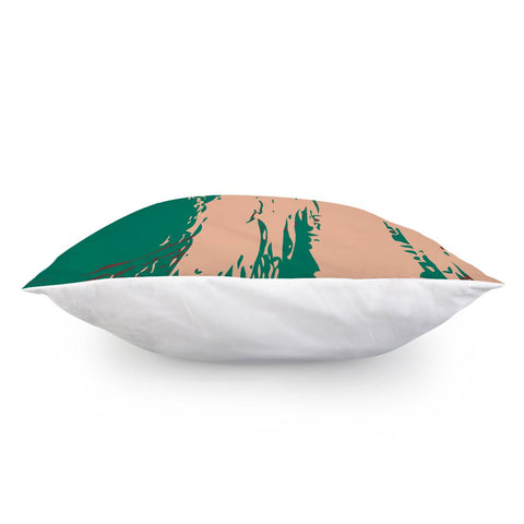 Image of Ultramarine Green, Peach Nougat & Fired Brick Pillow Cover