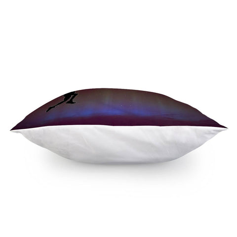 Image of Purple Gradient Basketball Star Pillow Cover