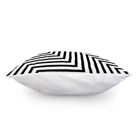 Image of Black And White Line Steps Pillow Cover