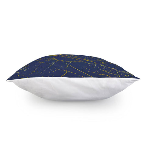 Image of Golden Blue Depths Pillow Cover