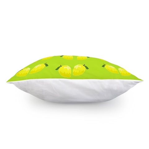 Image of Yellow Lemon Fruit Pattern Pillow Cover