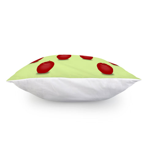 Image of Red Apple Fruit Pattern Pillow Cover