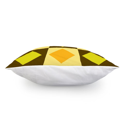 Image of Orange And Yellow Diamonds Pillow Cover