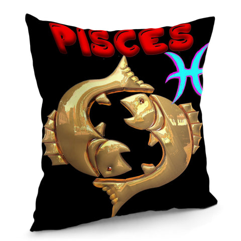 Image of Pisces - Astrological Sign Pillow Cover