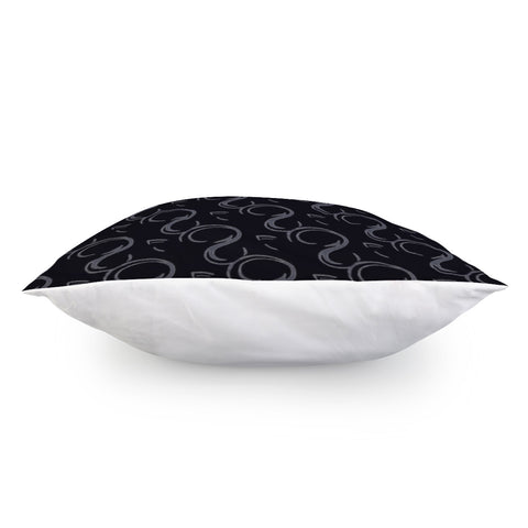 Image of Gray Swirls Pillow Cover