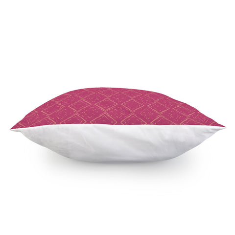 Image of Raspberry Sorbet & Burnt Coral Pillow Cover