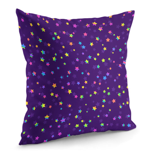 Image of Funky Rainbow Pattern Pillow Cover