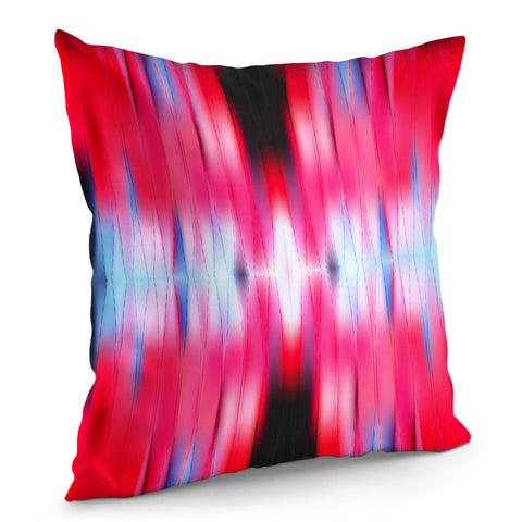 Image of Bright Pink And Blue Lights Pillow Cover