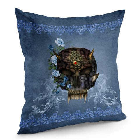 Image of Awesome Skull Pillow Cover