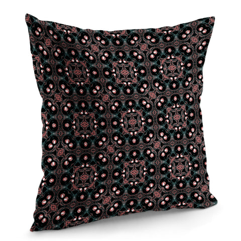 Image of Dark Oriental Geometric Mosaic Pillow Cover