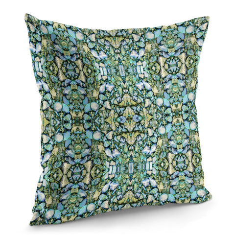 Image of Stones Ornament Mosaic Print Pattern Pillow Cover