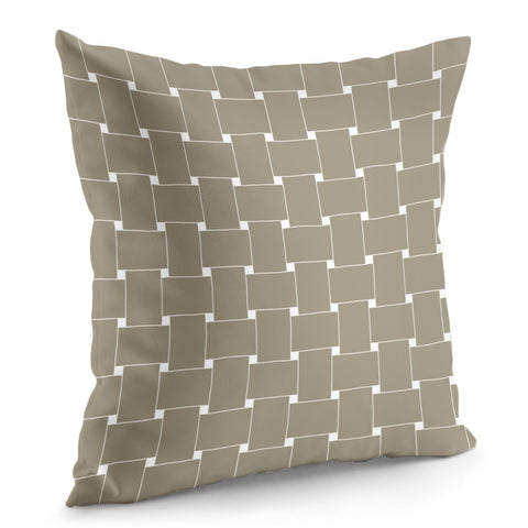 Image of Grey Patch Pillow Cover