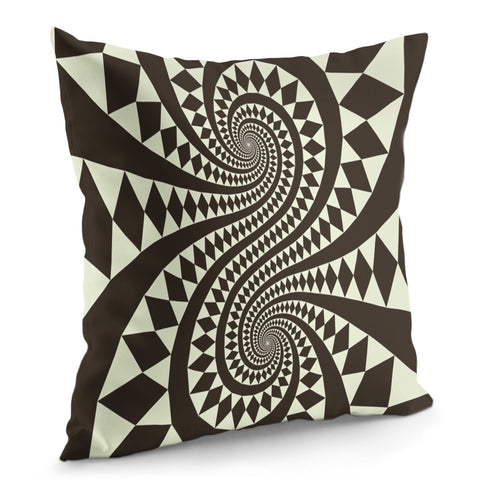 Image of Spiral Contrast Pillow Cover