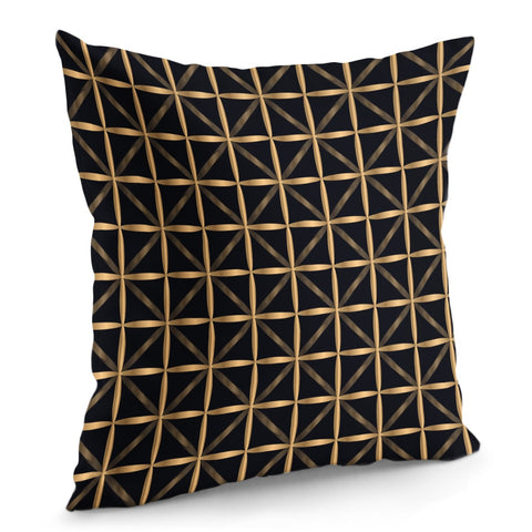 Image of Golden Fence Pillow Cover