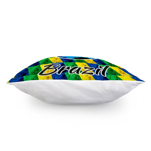 Image of Brazil Football Pillow Cover