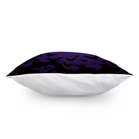 Image of Bats In The Night Pillow Cover