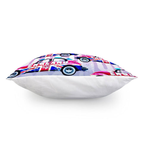 Image of The Union Jack Car Design Pillow Cover