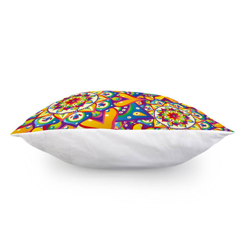 Image of Retro Mandala Flowers Pillow Cover