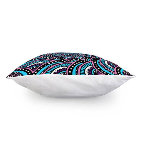 Image of Spiral Mandala Design Pillow Cover