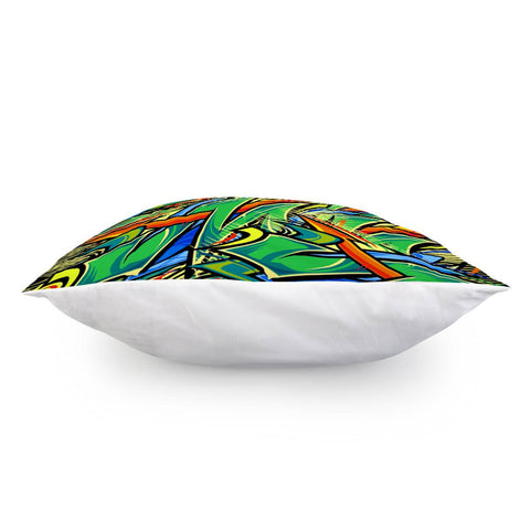 Image of Graffiti Print Pillow Cover