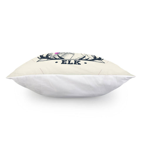 Image of Elk Antlers Pillow Cover