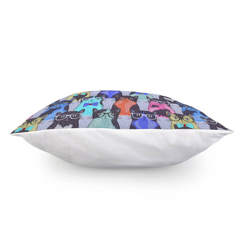 Image of Color Cat Pillow Cover