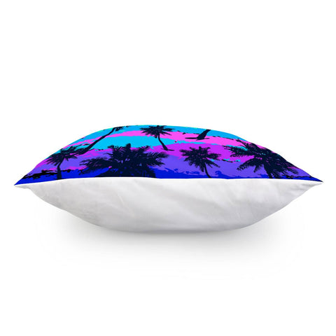 Image of Summer Coconut Palm Pillow Cover