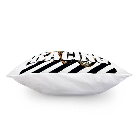 Image of Racing Motorcycle Pillow Cover