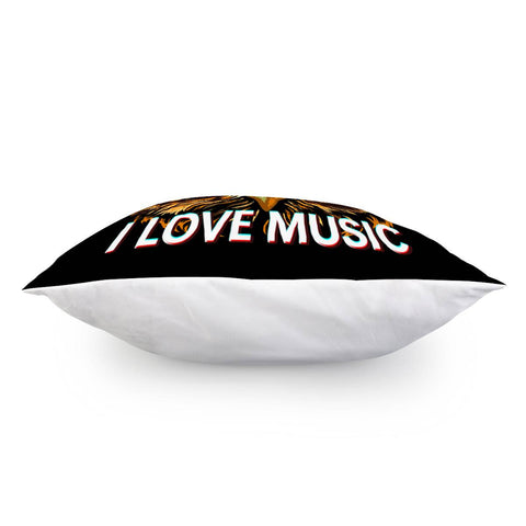 Image of Owl And Music Pillow Cover