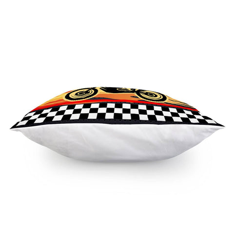 Image of Racing Motorcycle Pillow Cover