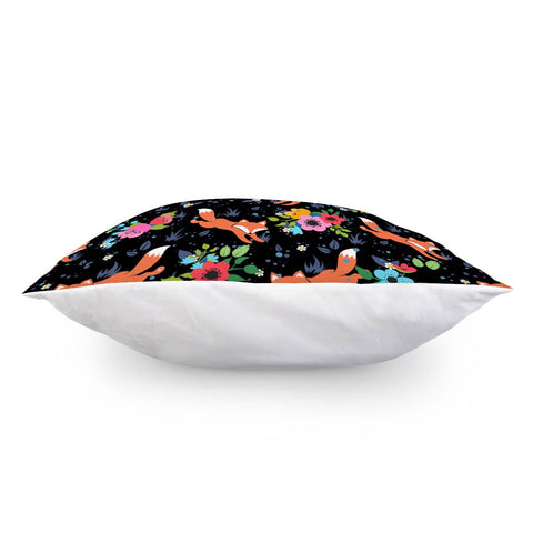 Image of Fox & Flower Pillow Cover