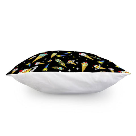 Image of Planet And Ice Cream Pillow Cover