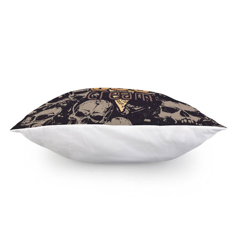 Image of Skull & Ice Cream Pillow Cover