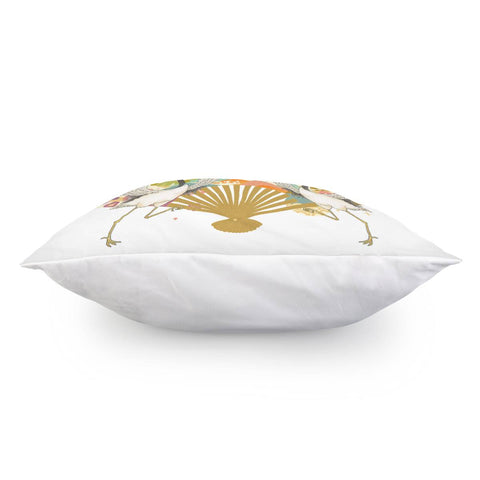 Image of Japanese Crane Pillow Cover