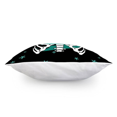 Image of Skeleton Pillow Cover