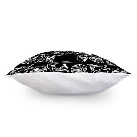 Image of Gramophone & Flowers Pillow Cover