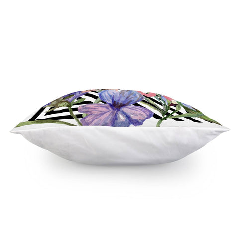 Image of Flamingo & Flowers Pillow Cover