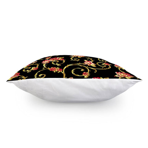 Image of Baroque Pattern Pillow Cover