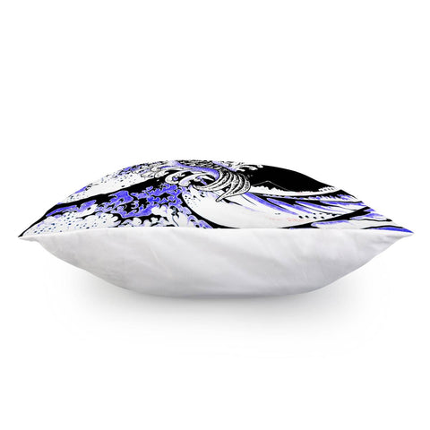 Image of The Great Wave Off Kanagawa&Koi Pillow Cover