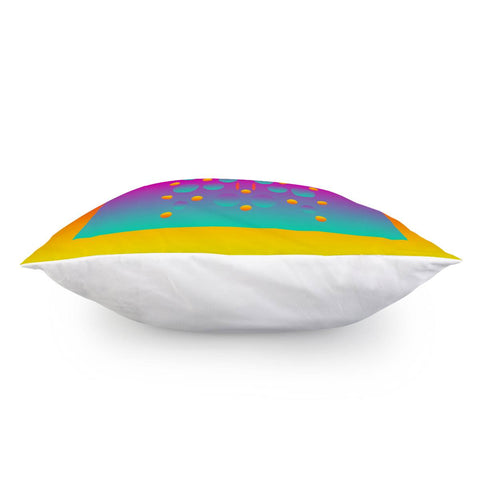 Image of Polka Dots And Rainbows Pillow Cover