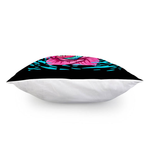 Image of Shark And Flower Pillow Cover