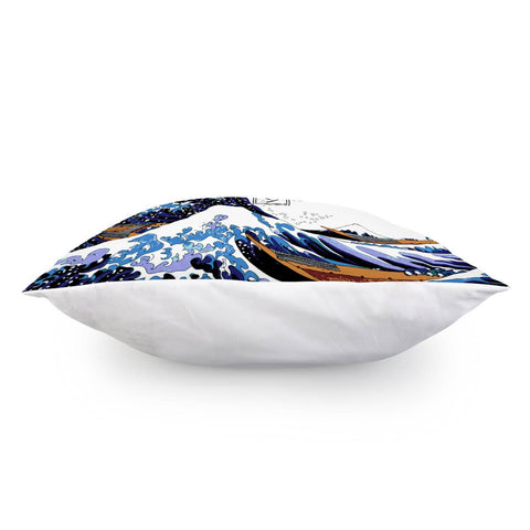 Image of The Great Wave Off Kanagawa Pillow Cover